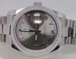 Rolex Gray Face Replica Daydate SS Watch_th.jpg